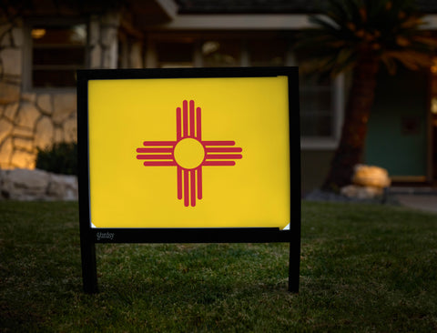 New Mexico State Flag Yardsy Sign - Hero