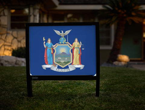 New York State Flag Yardsy Sign - Hero