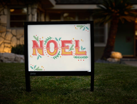 Noel Yardsy Sign - Hero