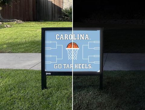 North Carolina Basketball Yardsy Sign