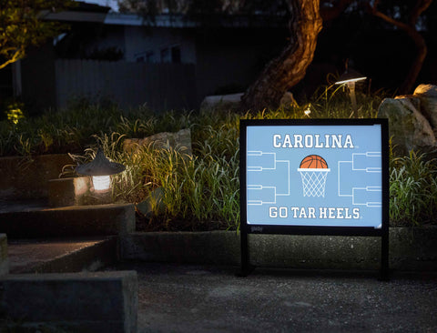 North Carolina Basketball Yardsy Sign