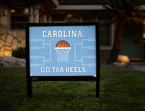 North Carolina Basketball Yardsy Sign