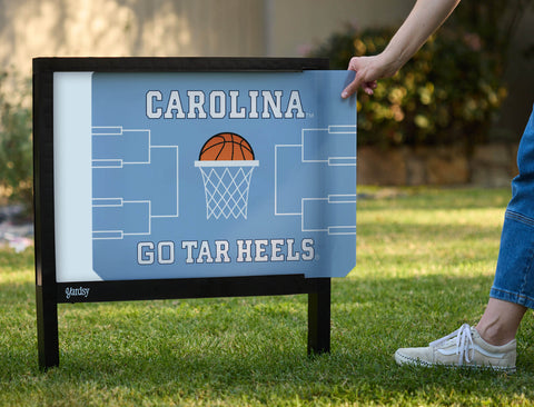 North Carolina Basketball Yardsy Sign