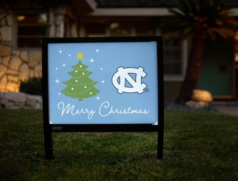 North Carolina Merry Christmas Yardsy Sign - Hero