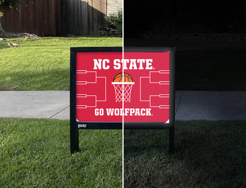 NC State Basketball Yardsy Sign