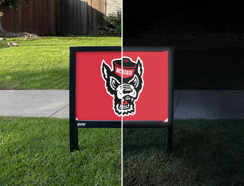 North Carolina State Wolfpack Red Yardsy Sign