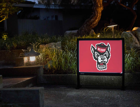 North Carolina State Wolfpack Red Yardsy Sign