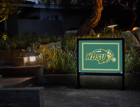 North Dakota State NDSU Green Yardsy Sign - Flat Feet