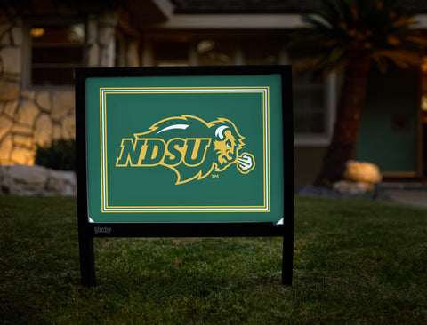 North Dakota State NDSU Green Yardsy Sign - Hero