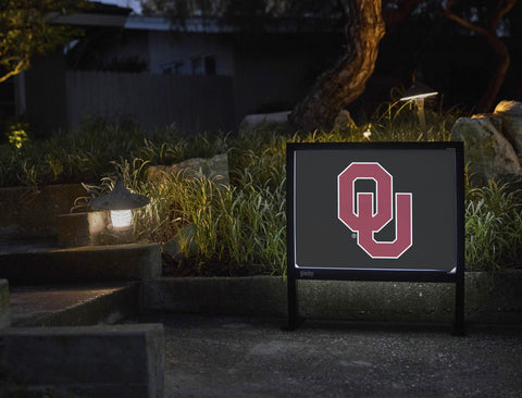 Oklahoma Athletics Mark Black Yardsy Sign - Flat Feet