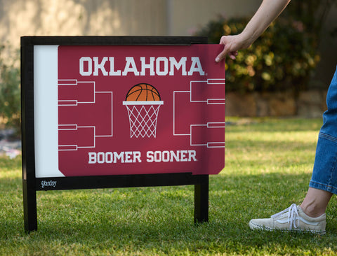 Oklahoma Basketball Yardsy Sign - Interchangeable
