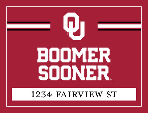 Oklahoma Boomer Sooner Custom Yardsy Sign
