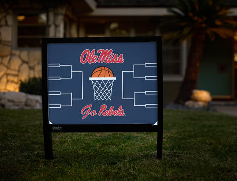 Ole Miss Basketball Yardsy Sign - Hero