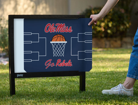 Ole Miss Basketball Yardsy Sign - Interchangeable
