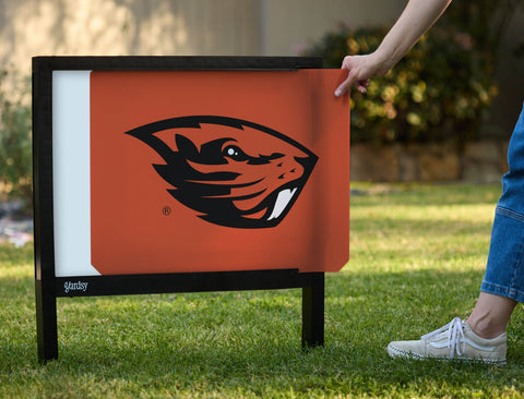 Oregon State Beavers Mascot Orange Yardsy Sign - Interchangeable