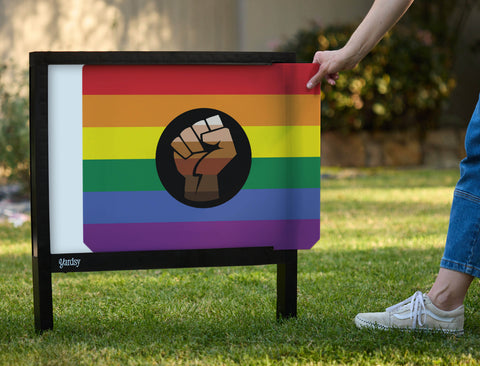 POC Pride Yardsy Sign - Interchangeable