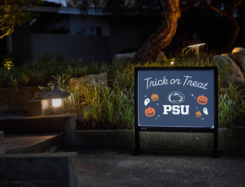 Penn State Halloween Trick Or Treat Yardsy Sign - Flat Feet