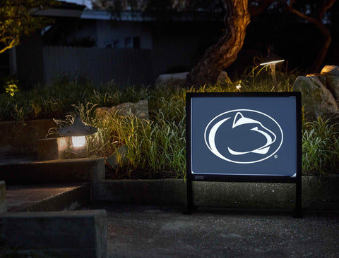 Penn State Lion Mark Navy Yardsy Sign - Flat Feet