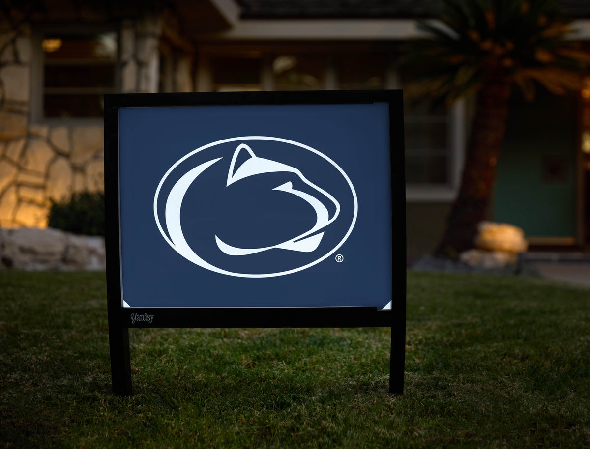 Penn State Lion Mark Yardsy Sign
