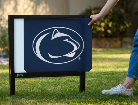 Penn State Lion Mark Navy Yardsy Sign - Interchangeable
