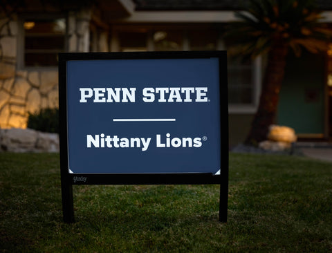 Penn State Nittany Lions Navy Yardsy Sign - Hero