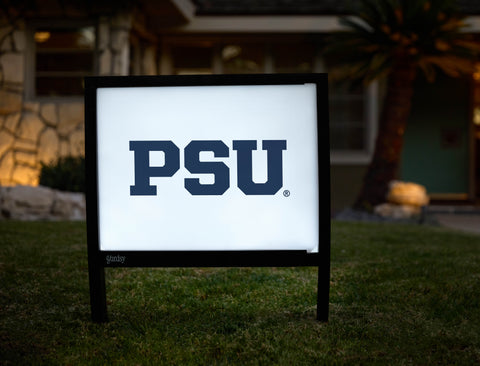 Penn State PSU White Yardsy Sign - Hero