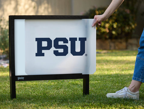 Penn State PSU White Yardsy Sign - Interchangeable
