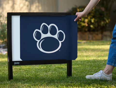 Penn State Paw Mark Navy Yardsy Sign - Interchangeable
