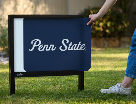 Penn State Script Mark Navy Yardsy Sign - Interchangeable