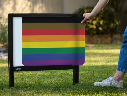 Philly Pride Flag Yardsy Sign - Interchangeable