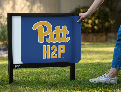 Pittsburgh Pitt H2P Royal Yardsy Sign - Interchangeable