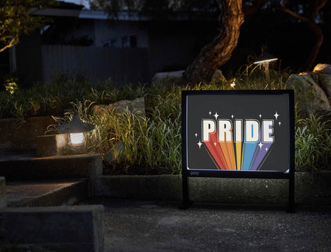 Pride Yardsy Sign - Flat Feet
