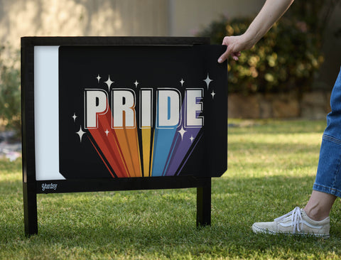 Pride Yardsy Sign - Interchangeable