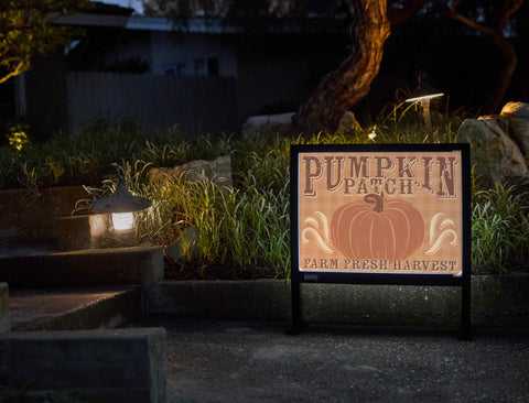 Pumpkin Patch Fall Yardsy Sign - Flat Feet