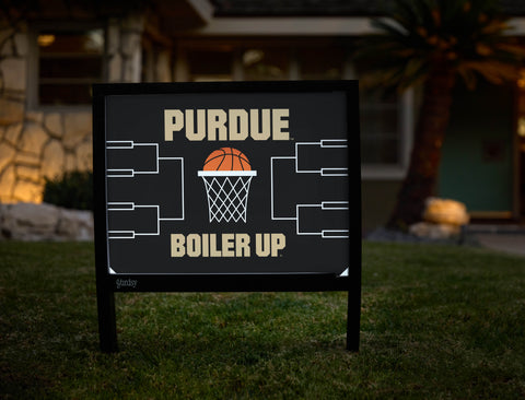 Purdue Basketball Yardsy Sign - Hero