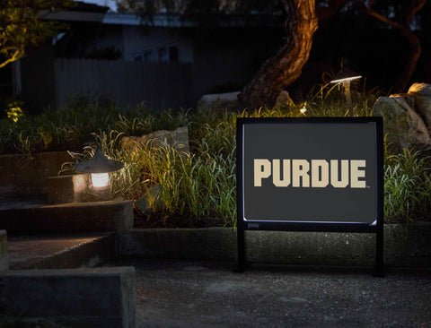 Purdue Black Yardsy Sign - Flat Feet