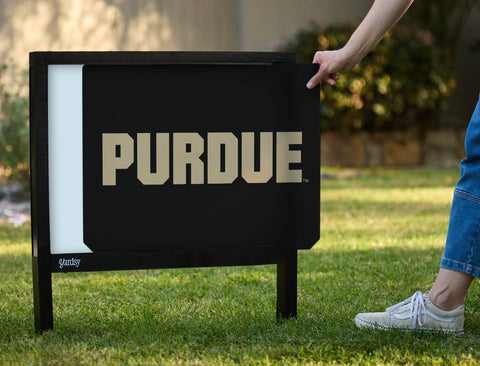 Purdue Black Yardsy Sign - Interchangeable