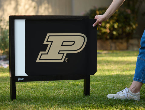 Purdue P Black Gold Yardsy Sign - Interchangeable