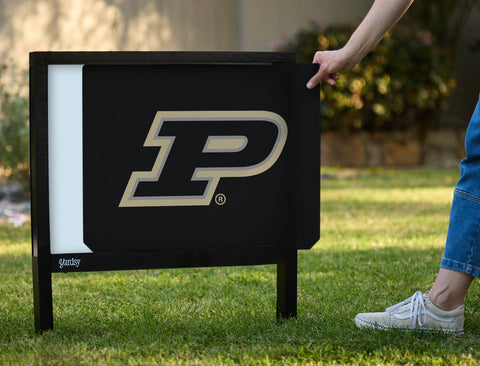 Purdue P Black Yardsy Sign - Interchangeable