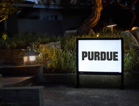 Purdue White Yardsy Sign - Flat Feet
