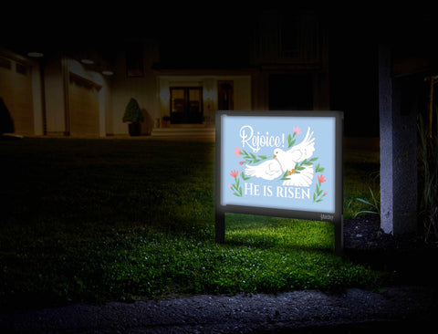 Rejoice! He Is Risen Yardsy Sign
