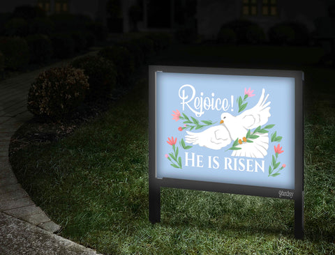 Rejoice! He Is Risen Yardsy Sign