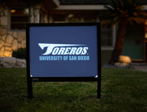 USD Toreros Athletics Mark Blue Yardsy Sign - Hero