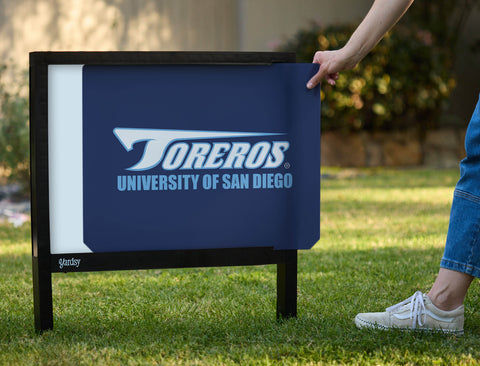USD Toreros Athletics Mark Blue Yardsy Sign - Interchangeable