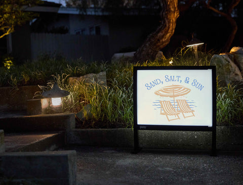 Sand, Salt, & Sun Yardsy Sign - Flat Feet
