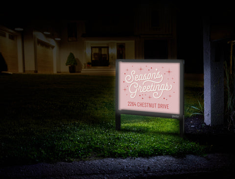 Season's Greetings Custom Yardsy Sign