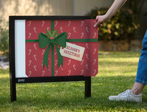 Seasons Greetings Gift Yardsy Sign
