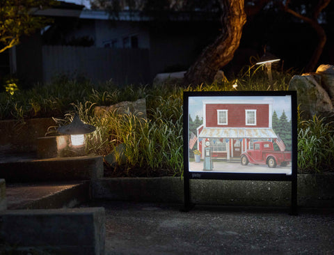 Small Town America Yardsy Sign - Flat Feet