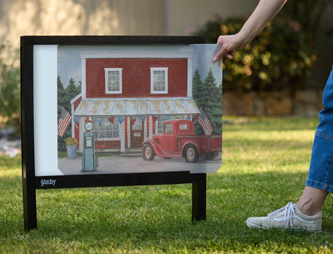 Small Town America Yardsy Sign - Interchangeable