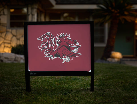South Carolina Cocky Garnet Yardsy Sign - Hero